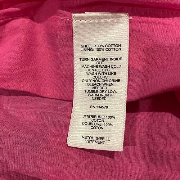 Vineyard Vines La Palmeraie Tiered Cotton Mini Dress in Tropical Floral Size XS - Picture 8 of 8